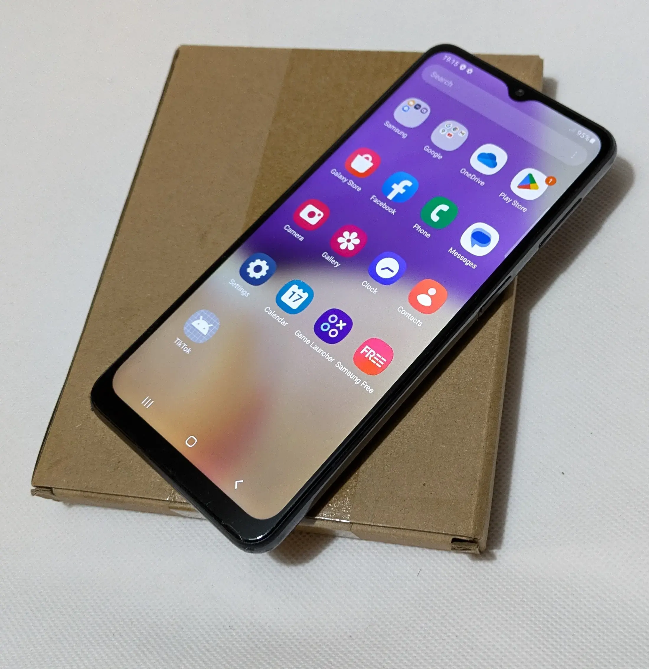 A refurbished Samsung Galaxy A32 smartphone displayed on a clean surface, showcasing its sleek design and emphasizing tips for maintaining its like-new performance.